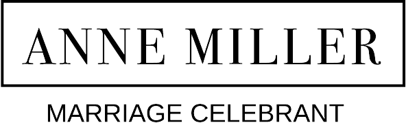 anne miller marriage celebrant logo black on transparent